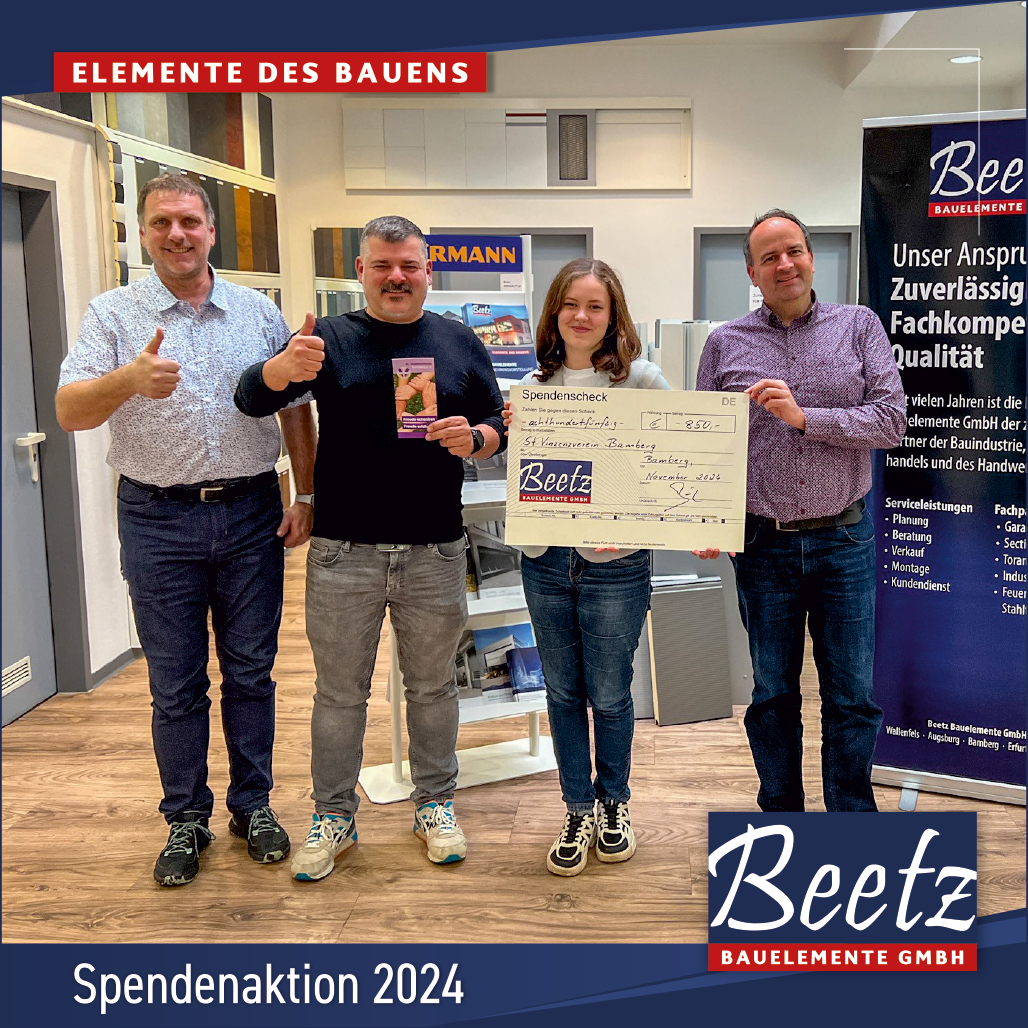 Spendenaktion 2024 - Niederlassung Bamberg